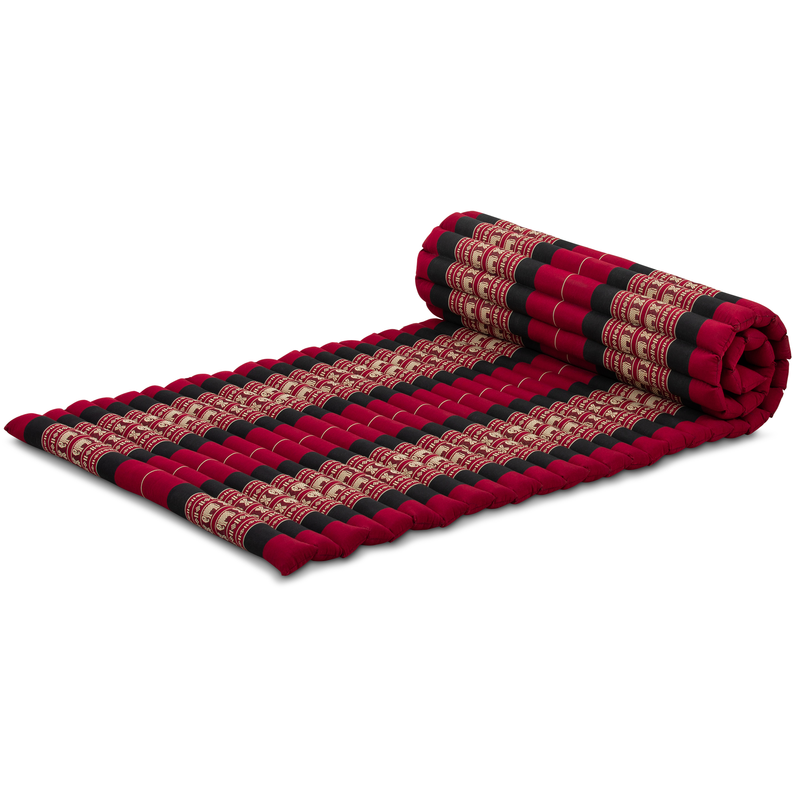 Kapok rolmat, 75 cm breed | Rood/Olifant | 1018370648