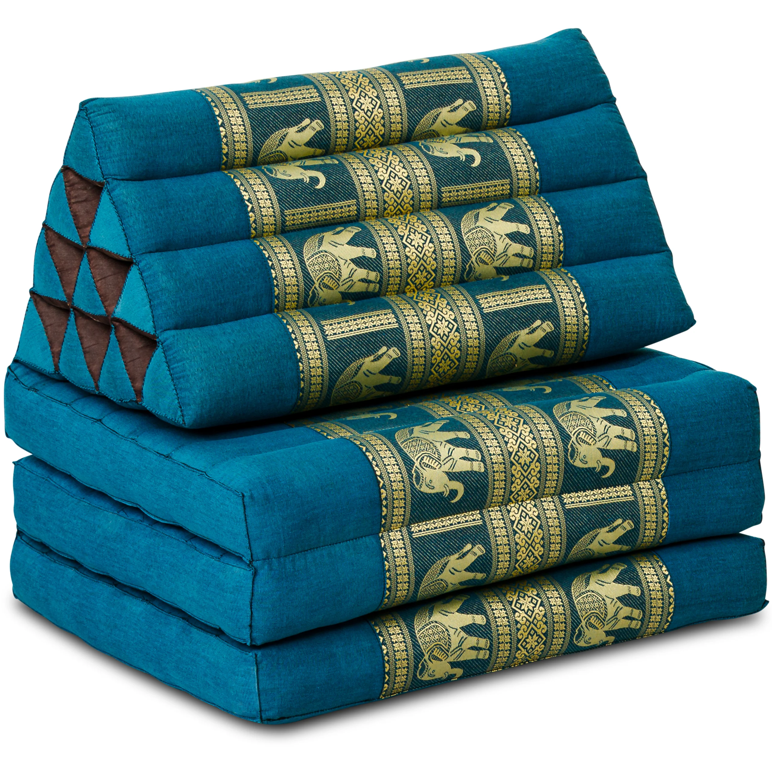 Kapok Thais kussen met 3 vloerdelen, Deluxe