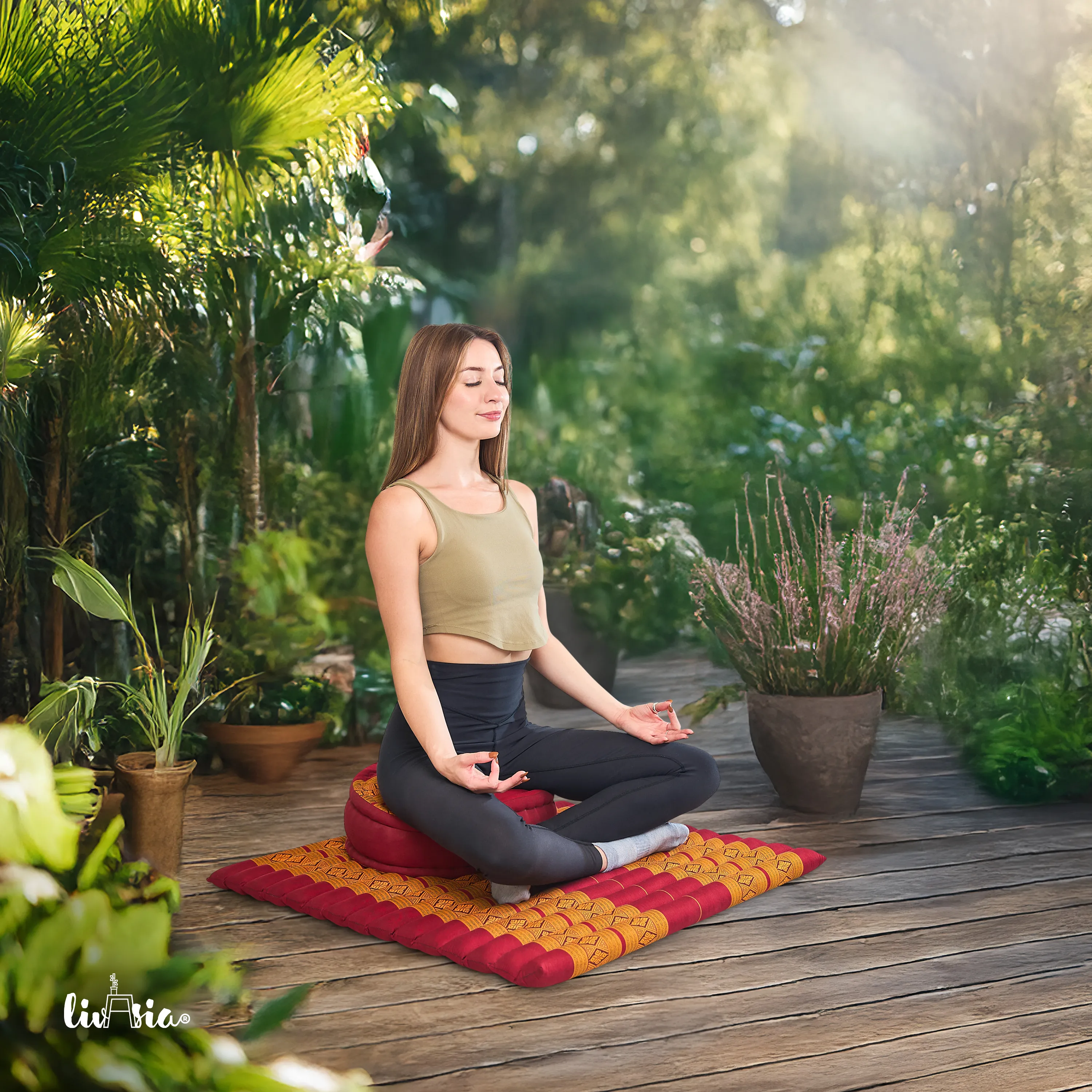 Kapok meditatiekussen set XL