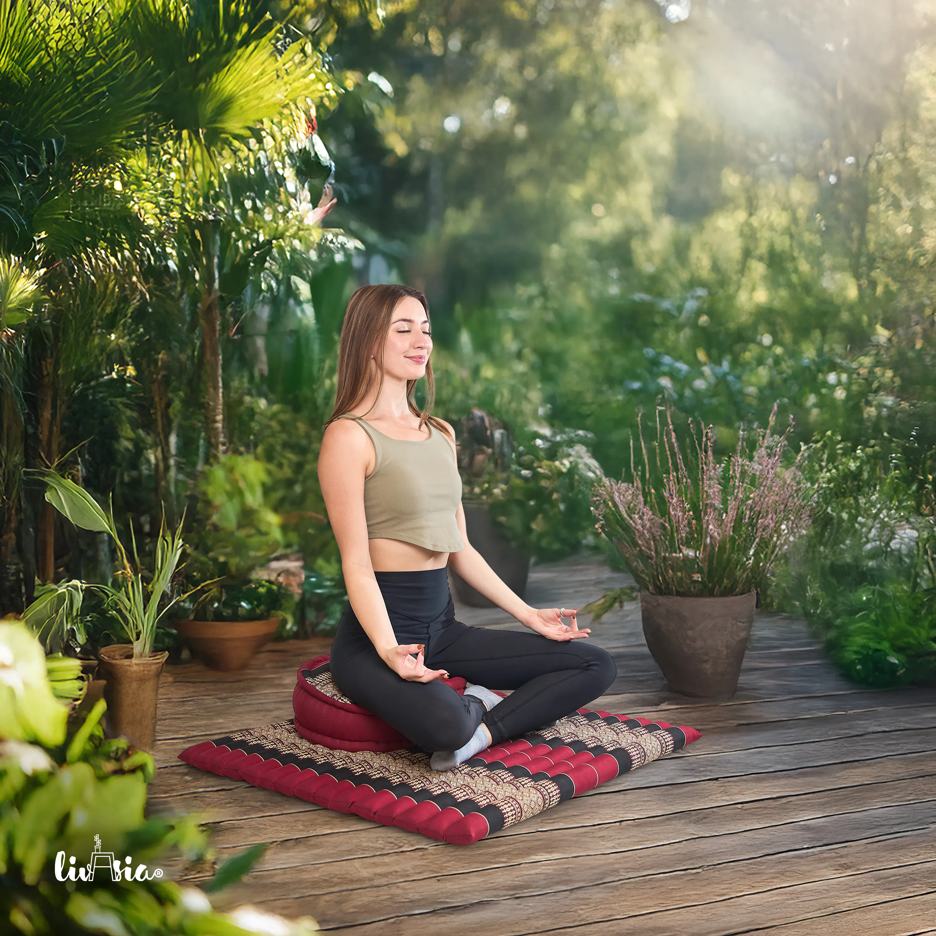 Kapok meditatiekussen set XL